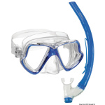 Set maschera e boccaglio PVC adulto