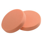 Tamponi in schiuma per lucidatrice arancio 150x30 mm (cf da 2 pz) medio-rigido