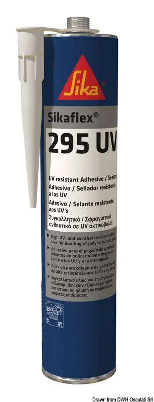 65.289.14A.jpg Sikaflex 295 UV bianco 300 ml - immagine 1
