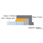 Sikaflex 296 sigillante nero per vetro 600 ml - immagine 2