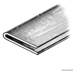 Profilo grigio chiaro RAL 7035 2x2x40 mm