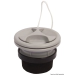 Valvola con cordino esterno e filtro a calza