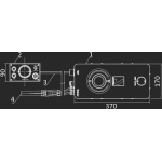 Gonfiatore elettr. compressore remoto GE 22 RC 12V - immagine 2