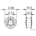 Puleggia semplice per organiser - immagine 2