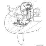 Attuatore Lewmar Mamba 12V per autopilota
