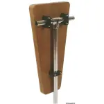 Porta motore in teak 3 morsetti