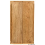 Tavolo teak pieghevole 70x64 cm