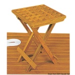 Sgabello teak  30x30x45 cm
