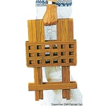 Sgabello teak  30x30x45 cm - immagine 2
