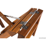 Sedia pieghevole ARC in Teak blue navy - immagine 2