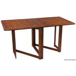 Tavolo teak pieghevole 78x145x70 cm
