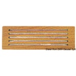 Frontalino protezione teak 300x100 mm