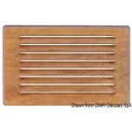 Frontalino protezione teak 200x150 mm