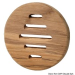 Frontalino protezione teak Ø 100 mm