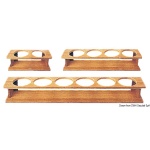 Porta bicchieri teak 275x87x90 mm