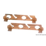 Portacanne teak 4 posti