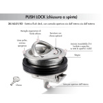 Alzapagliolo Eclipse PUSH LOCK con serratura - immagine 5