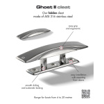 Bitta a scomparsa GHOST 240mm nera - immagine 5