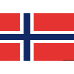 Bandiera Norvegia 30 x 45 cm