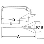 Ancora CQR acciaio galvanizzato 7 kg - immagine 2