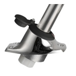 Asta 360° estraibile in asse nera - immagine 2