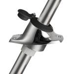 Asta 360° led telescopica inclinata fanale nero - immagine 2