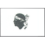 Bandiera Corsica 30 x 45 cm