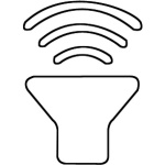 Tromba a membrana Q Box cromata - immagine 2