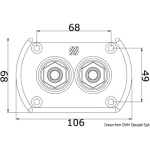 Passaparatia bianco doppio raccordo - immagine 2